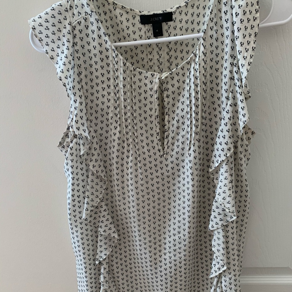 Jcrew white top